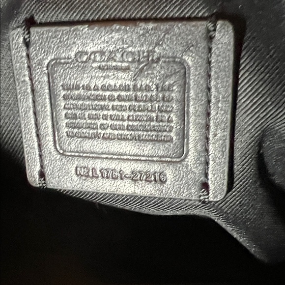 Coach Grey Leather Crossbody Bag - Picture 6 of 6